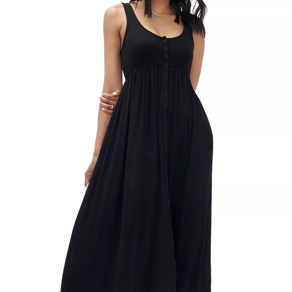 Hatch The Softest Rib Nursing Tank Dress,  Size 0